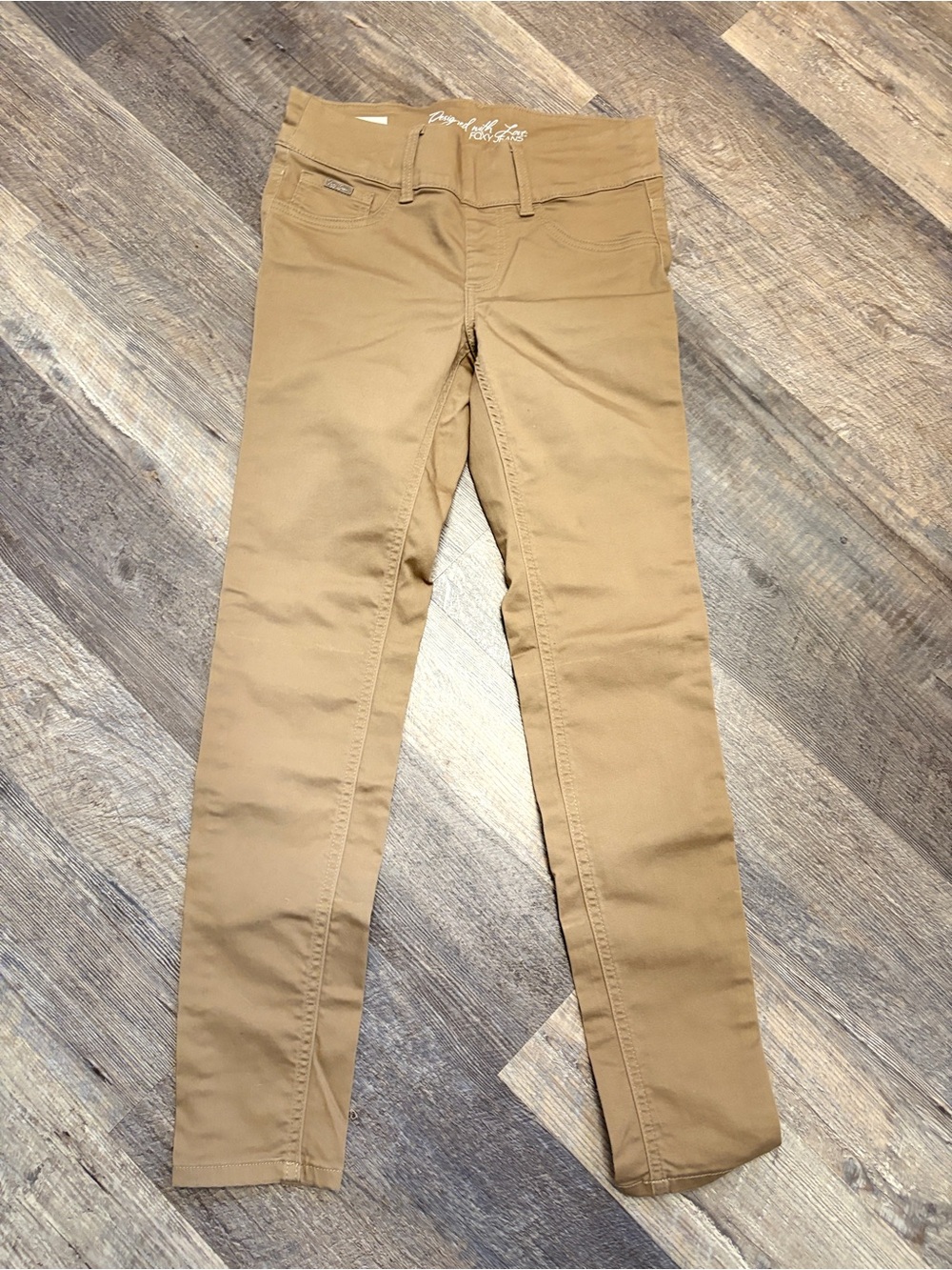 Fox Tan Chino Waistband Detail Pants